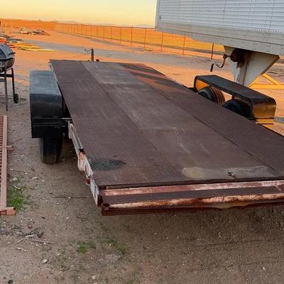 Flatbed Two Axle Trailer #2 - In Good Condition 