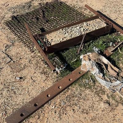 Farm Field or Driveway Drag Metal Grate And Box 