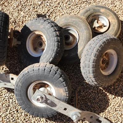 (6) Cart Tires - 10" Dia