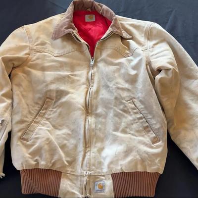 Vintage Carhartt Santa Fe Jacket - Men’s - Distressed - Duck Quilt Lined - Large or XL