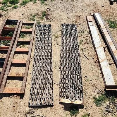 Heavy Duty Steel Ramps - Metal, 3 Sets Total, Car Auto 