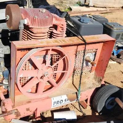 Red Orco Pro Series Gas Powered Air Compressor 