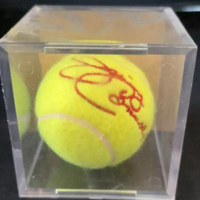 Jimmy Connors Signed Tennis Ball from 30th Anniversary Boys & Girls Club Tempe AZ