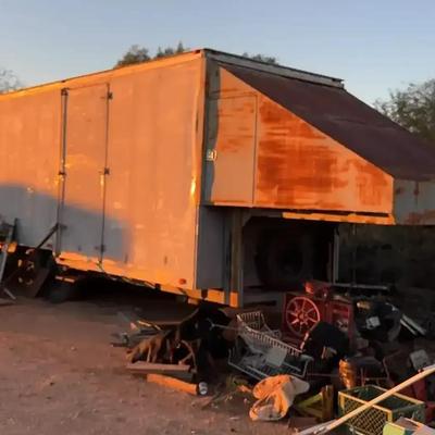 2012 3X Box Truck Trailer with Double Door Open Back & Side Door - Full of Tools & More- Clean Title