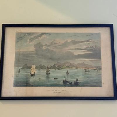 Vue De Rio-Janerio Print