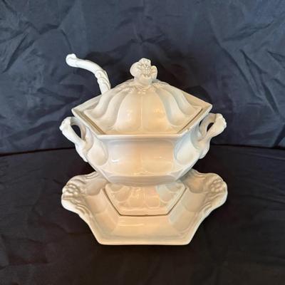 Antique Severing Pot With Ladle