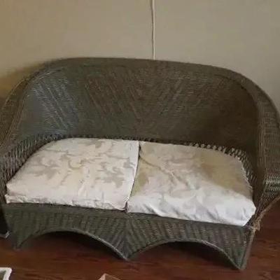 Wicker Love Seat