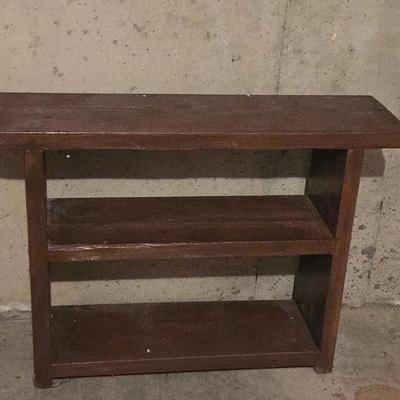 Vintage Pine Book/Storage Shelf