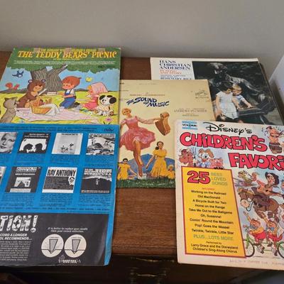 Vintage Children's Record Albums - Vinyl 