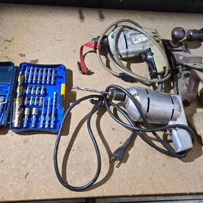 Hand Tools & Corded Drills Lot