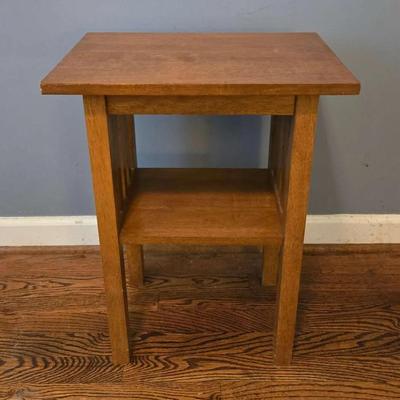 Small Wooden End Table