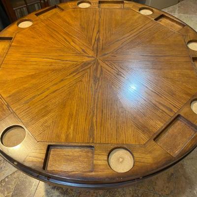 Dual sided gaming/dining table