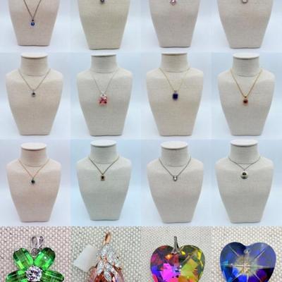 Sparkly Necklaces - Vintage & Not - Costume Jewelry/Pendants