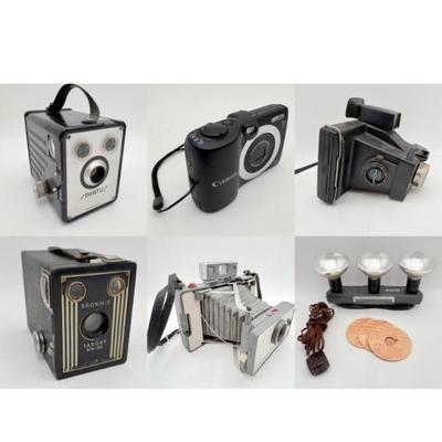Vintage Camera Carnival - Polariod, Brownie, Spartus +