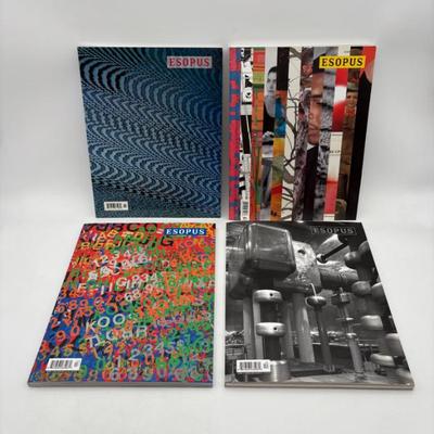 Esopus Contemporary Art Magazine/Book – 4 issues (#12, #13, #14 & #15)