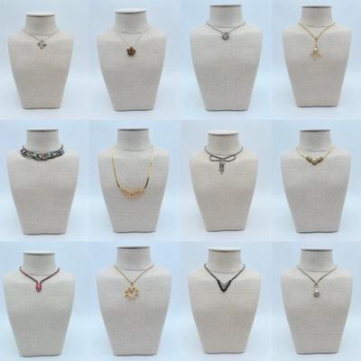 Dozen Shimmering Necklaces - Vintage & Not - Great Costume Jewelry!