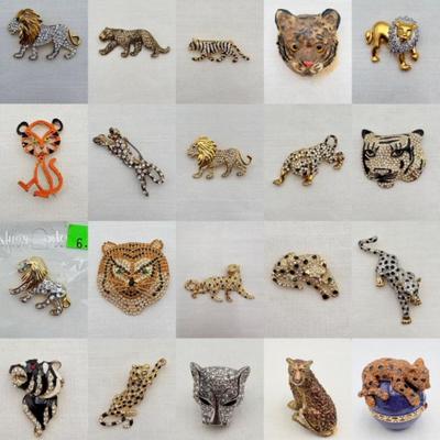 BIg Cat Bunch - Vintage & Not - Sparkly Costume Jewelry/Trinket Boxes