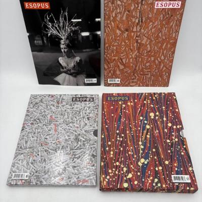Esopus Contemporary Art Magazine/Book – 4 issues (#17, #18, #19 & #20)