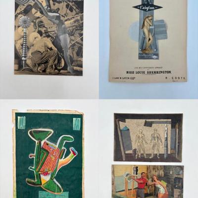 Vintage Collage Collection - Artist Unknown