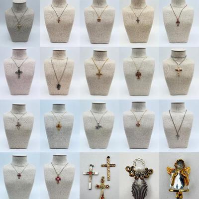 Regal Religious Roundup - Vintage & Not - Sparkly Costume Jewelry!