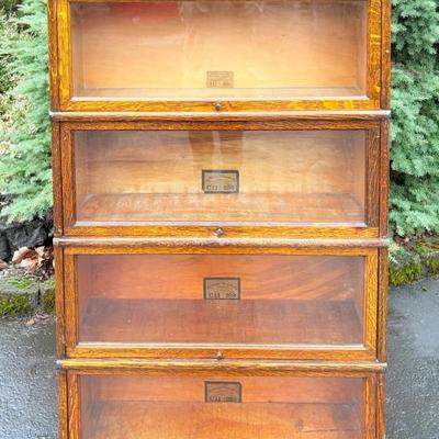 Gorgeous Antique Globe-Wernicke Barrister Bookshelves