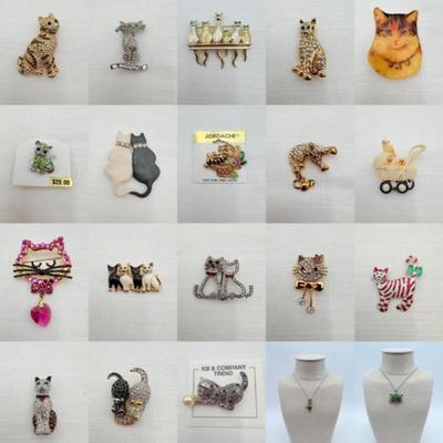 Crush of Cats - Vintage & Not - Sparkly Costume Jewelry!