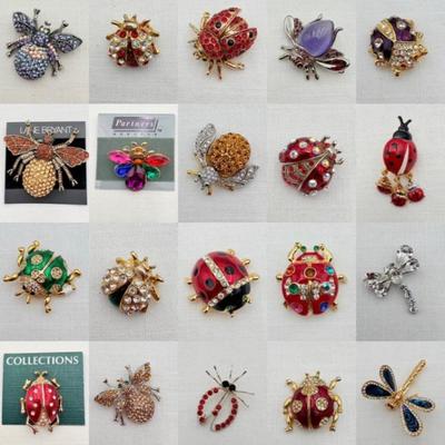 Cloud of Insects - Vintage & Not - Sparkly Costume Jewelry!