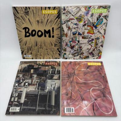 Esopus Contemporary Art Magazine/Book – 4 issues(#8, #9, #10, and #11)