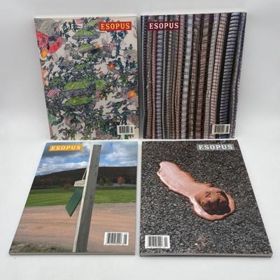 Esopus Contemporary Art Magazine/Book – 4 issues (#4, #5, #6, and #7)