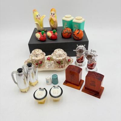 Salt & Pepper Shakers - Mostly Vintage & Novelty