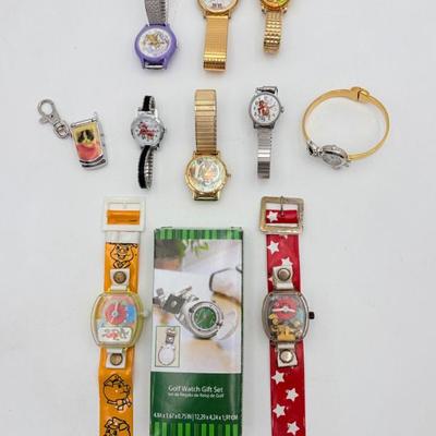 Vintage Noveltry Watch Selection - Wide Range of Characters/Topics