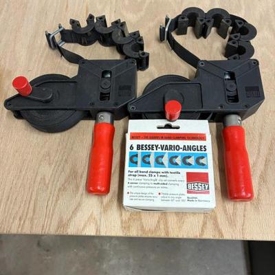 Bessey band clamps BAN 700 with 3 extra corner pcs $ 25.00 each