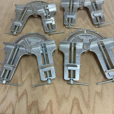 Adjustable clamps no.9133 , 3” opening, 45,60,and 90 deg $8.00 each