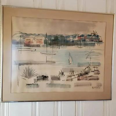 (2) Watercolor Pieces Signed "Birdsey"