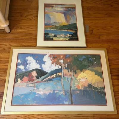 (2) Beautiful Prints By Elizabeth Reed