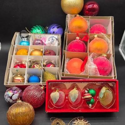 Assorted Holiday Ornaments- Including (3) Christopher Radko