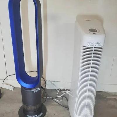 Dyson Tower Fan w/ Remote and Sharper Image Fan
