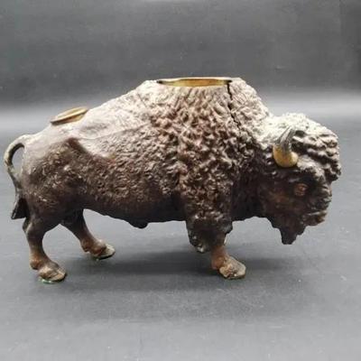 Cast Iron Buffalo Ink Well