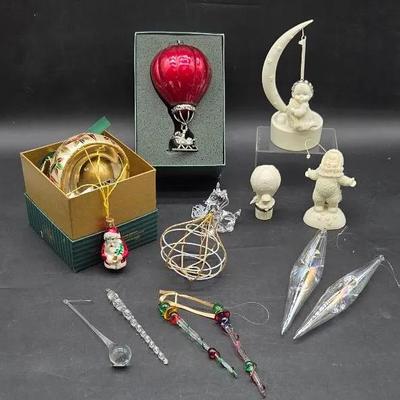 Beautiful Ornaments- Including Lenox, Waterford and Snowbabies 