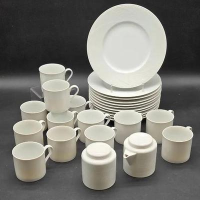 Dansk Tapestries "Winter White" China