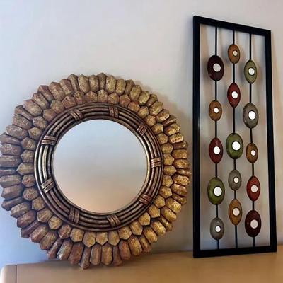 (2) Decorative Wall Mirrors