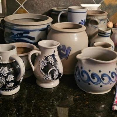 Sale Photo Thumbnail #14: German salt-glazed pottery