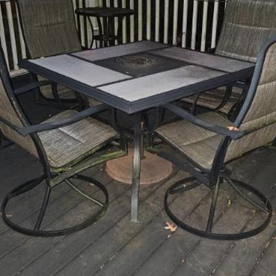 Sale Photo Thumbnail #21: Patio table and chairs