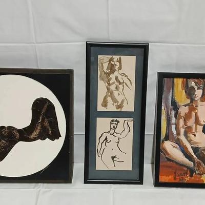 Three Works Of Art 1- Signed