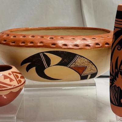 Pueblo Pottery Collection: A Triad of Southwest Artistry