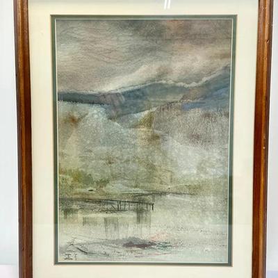 Original Masako Summers Signed Watercolor 