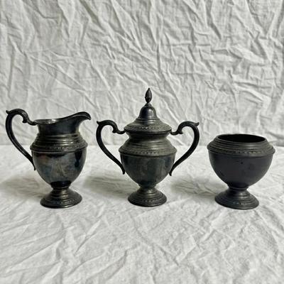 UPDATED Rogers 925 Sterling Creamer  and Sugars (618g)