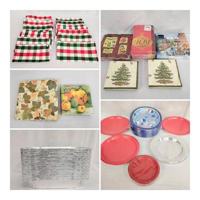  NIP Aluminum Baking Pans, Party Supplies & More