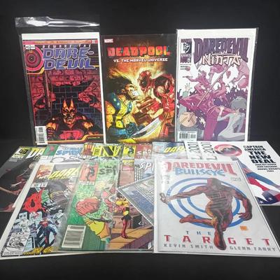 Marvel Comics Mixed Lot W/ Daredevil, Spider-Man, Deadpool & More