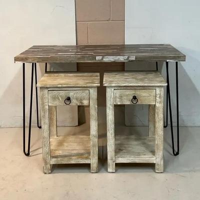 Coaster Writing Table W/ Side Tables 